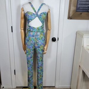 NBD x REVOLVE Elea Floral Jumpsuit Size Small